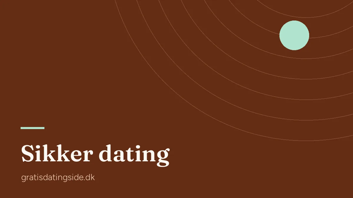Titelbillede: Sikker dating, guide til sikker gratis dating